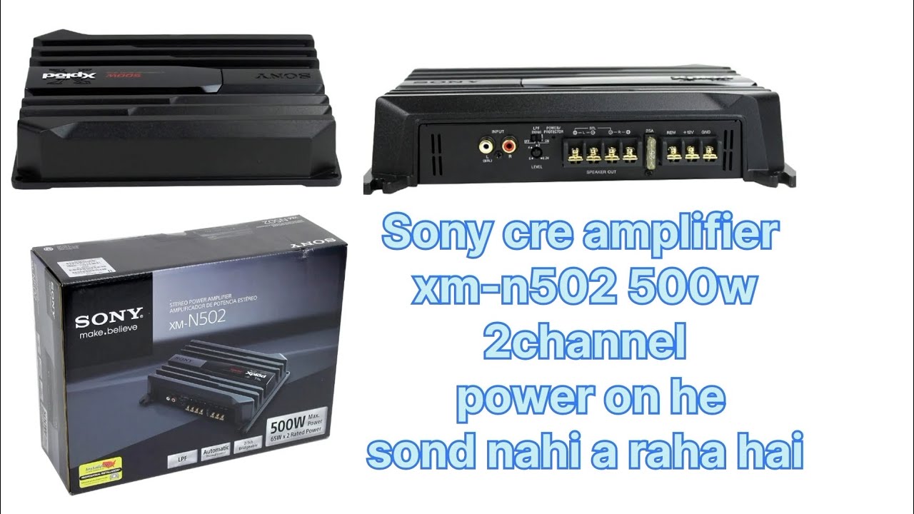 Amplificador Sony XM-N502 500W