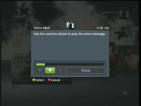 Xbox 360 - I got a weird voice message? - YouTube