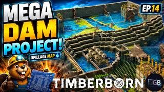 THIS MEGA DAM did Not CHANGE Anything | Timberborn Spillage Map | Ep 14