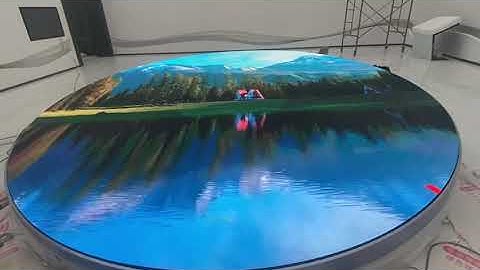 Visualpower P2.5 indoor 4.4m diameter round LED display