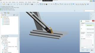 Advanced Mechanisms Servo Motor Mechanism  Pro Engineer or Creo Elements/ Pro 5.0 Lecture 5
