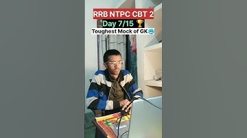 NTPC UG CBT 2 LIVE Mock Test #ntpc2025 #ntpc_exam #ntpccbt2 #studyvlog #aspirants #ssccgl2025 #ssc