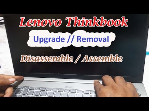 Lenovo Thinkbook Disassembly for Memory, Battery, Fan, HDD SSD Removal or Upgrade