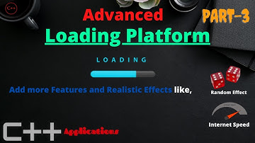 loading platform Part_3 Project in C++ | C++ Programming | without using graphics.h | Applications