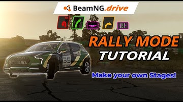 How to Make Rally Stages with Pacenotes in BeamNG - 0.34 Rally Mode Tutorial