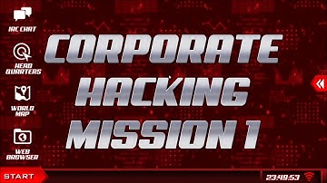 How to play The Lonely Hacker - Corporate Hacking Mission 1 - Gameplay Walktrough (version 21.2)