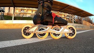 Inline Skating Carving Flow with 2.5mm Rockered DH350 Frames March 2021