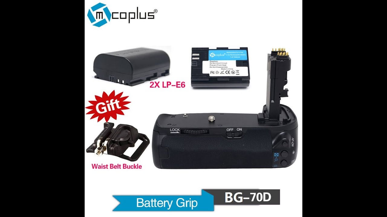 Обзор Батарейного блока Mcoplus BG   70D BG   E14 для Canon EOS 70D 80D DSLR Камеры  Алиэкспресс