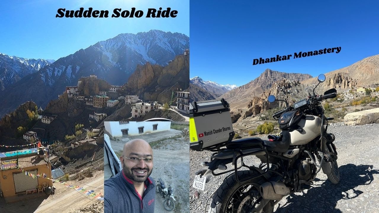 Sudden Solo Ride, Kaza to Dhankar Monastery   - Day 5