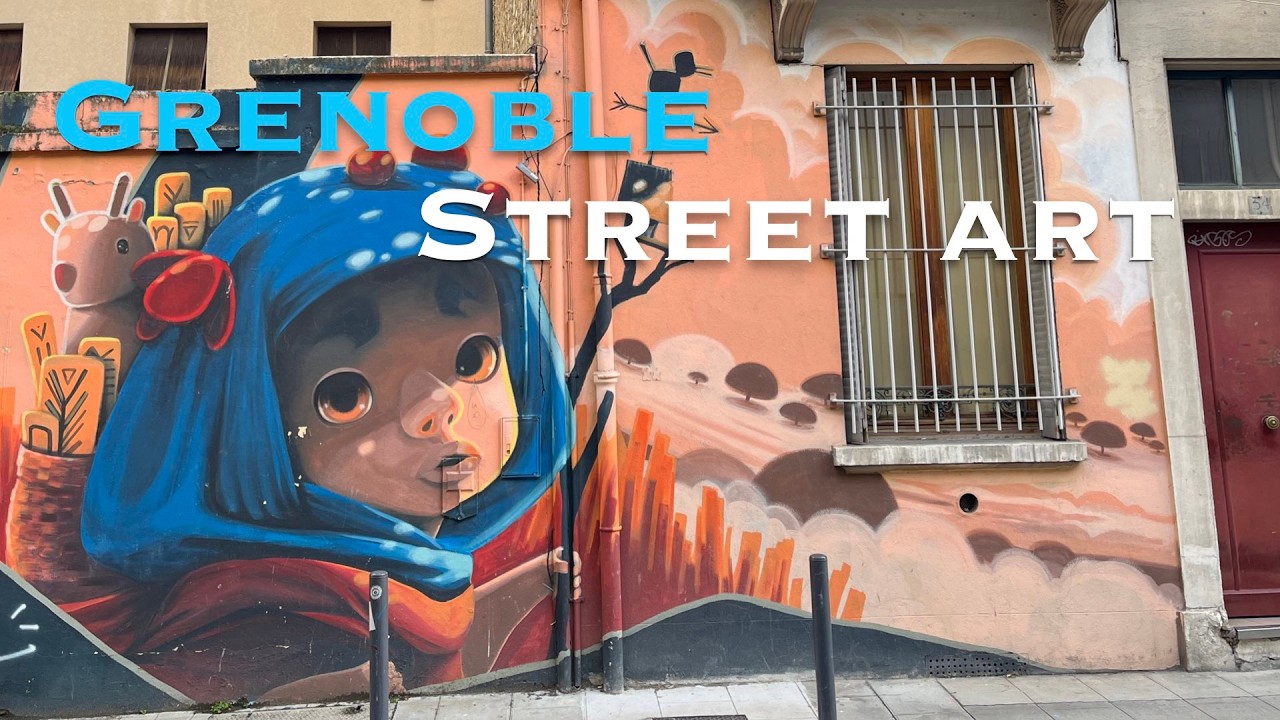 🇫🇷Grenoble Street Art🎨｜フランス・グルノーブルの街角アート