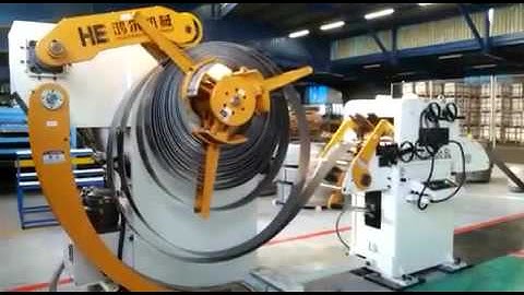 NC servo feeder machine RNC and uncoiler straightener machine 2 in 1 GL-H ( thickness 0.5-4.5mm)