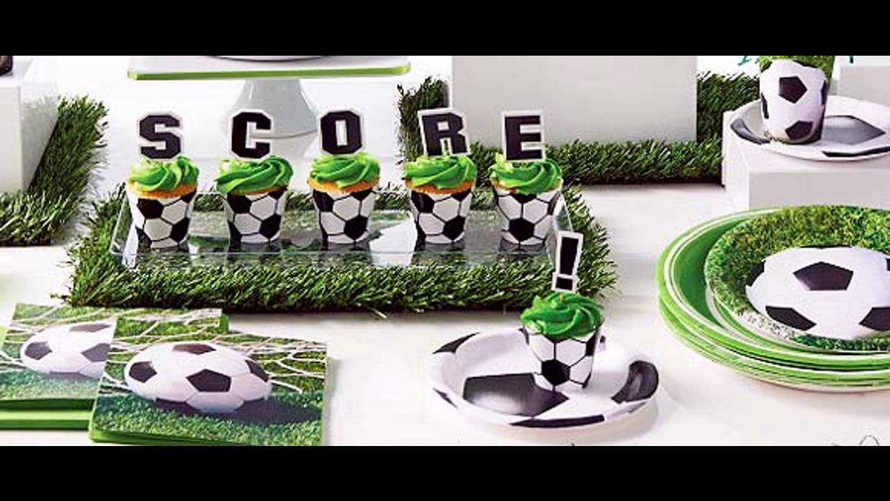 Amazing Soccer  party  decorating  ideas YouTube
