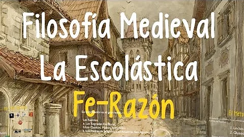 Em que consistiu a filosofia Escolástica qual era seu objetivo?
