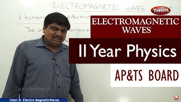 Electromagnetic waves full lesson| Intermediate II | Physics | AP&TS Syllabus