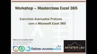 Masterclass - Fabio Gatti - Power Query - Master Lean Six Sigma & Analytics Consultoria