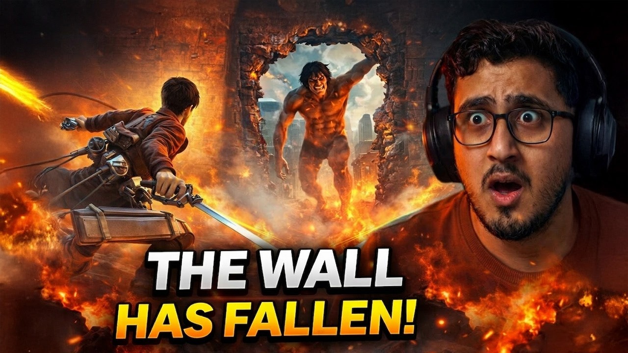 THE WALL HAS FALLEN! 😱 Attack on Titan 2 Gameplay | Titan Breach Battle ...