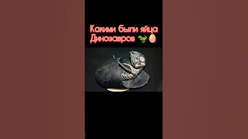 Какими были яйца динозавров? | #shorts