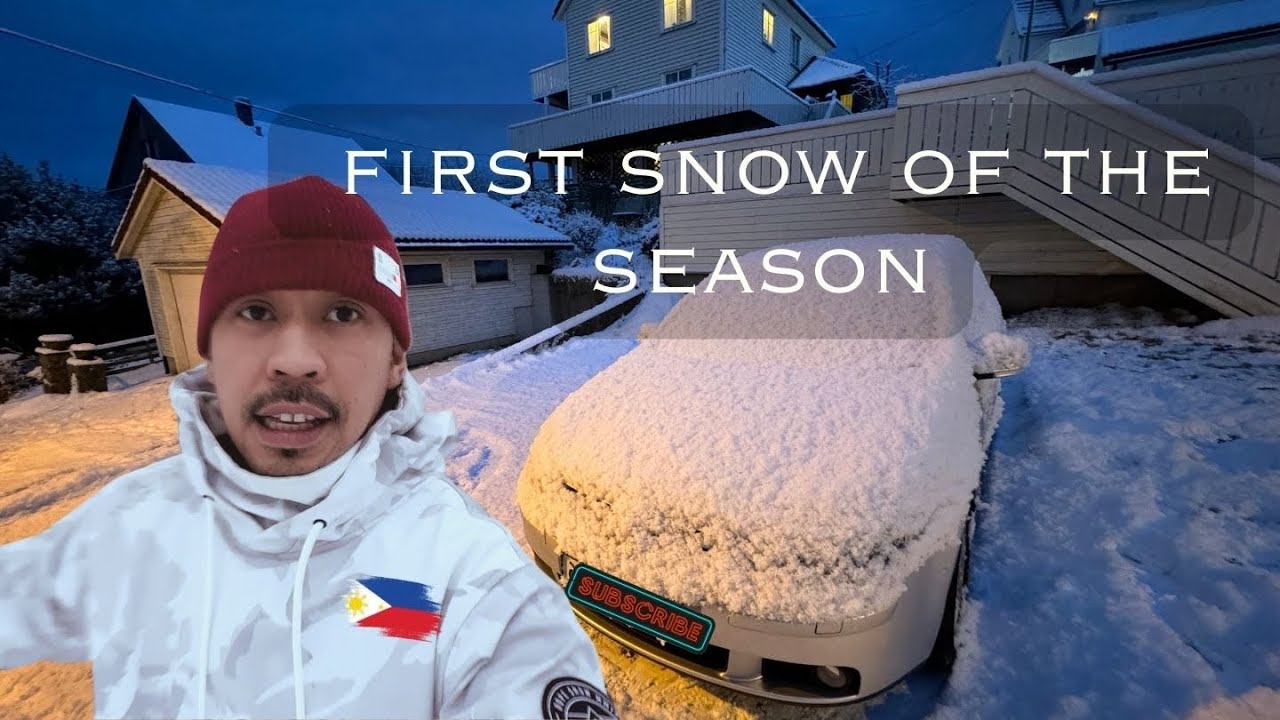 (ENG SUB) Filipino vlog | First snow fall Bergen Norway (November 2023) ofw filipino buhay abroad