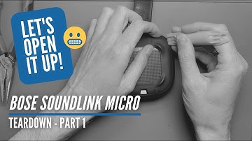 Bose Soundlink Micro Teardown - Part 1 - Getting it Opened Up!