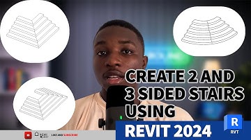 How To Create 2, 3, and Curved Sided Stairs in Revit | Tutorial video