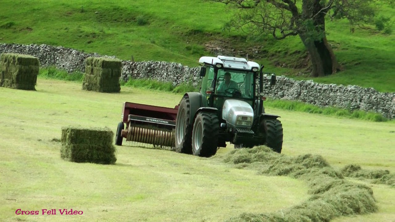 Hurliman Baling Hay.  Old School Hand Stacked!