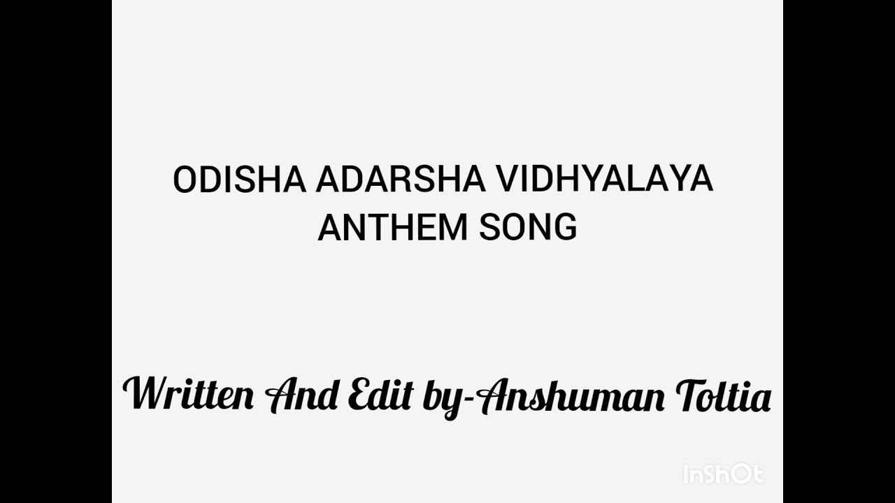 OAV ANTHEM SONG Written Video