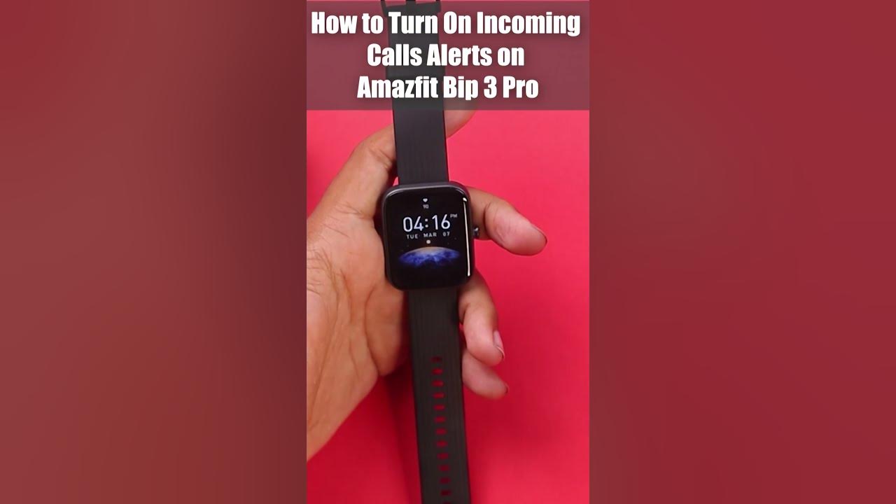 How to Turn On Calls Alerts on Amazfit Bip 3 Pro shorts YouTube