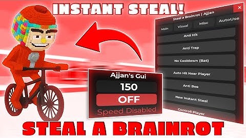 🔥Steal a Brainrot Script (PASTEBIN) 2025 | 😱Instant Steal, 👑Noclip, Anti-Hit, Speed Max NOKEY🔮