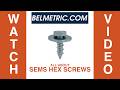 All About SEMS Hex Head Screws