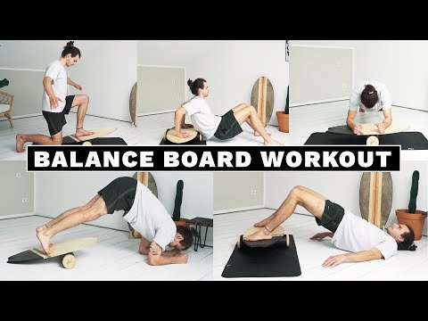 Balance Board Home Workout - 15 Übungen für ein Ganzkörper Training zuhause