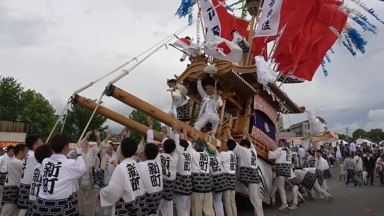 2019.5.18 川渡り神幸祭  神輿・山笠  御旅所入り  福岡県田川市