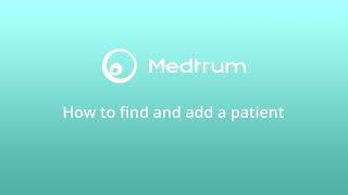 EasyView Pro How to find a patient