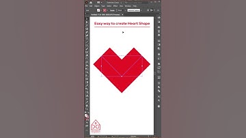 Easy way to create HEART shape - Adobe Illustrator Tips and Tricks