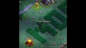 This tree is being protected by grass. More bugs on my channel #shorts #clashofclans #subscribe