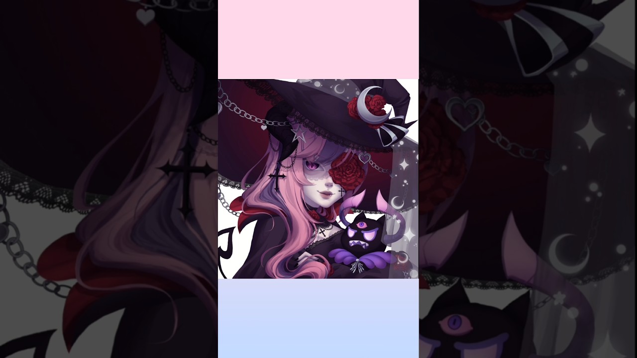 Ironmouse art process🩷🦇 