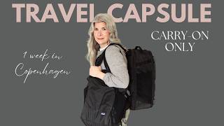 10-Item Travel Capsule Wardrobe For Copenhagen L Carry On Only