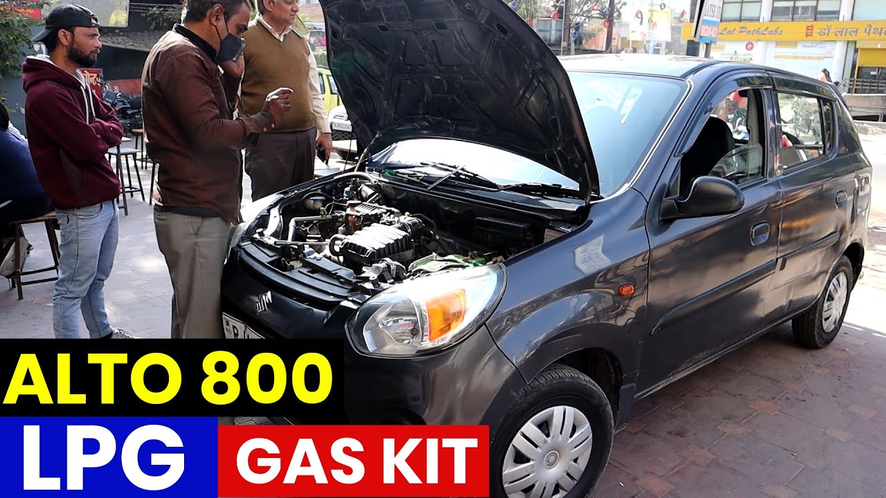 LPG Gas Kit Installation Alto 800 YouTube