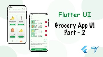 Grocery App UI Part-2 | Flutter UI | Speed Code | Technofolk
