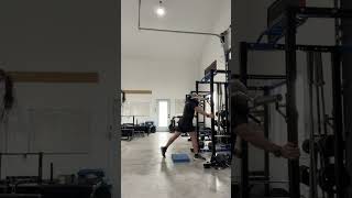 SSB Rack Assisted Split Squat