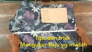 cara mengambil ukuran baju kemeja pria untuk pemula