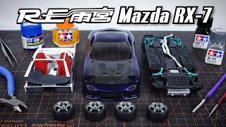 Building A RE-Amemiya Mazda RX-7 FD3S. 1/24 Scale Model Car. Part 1/2