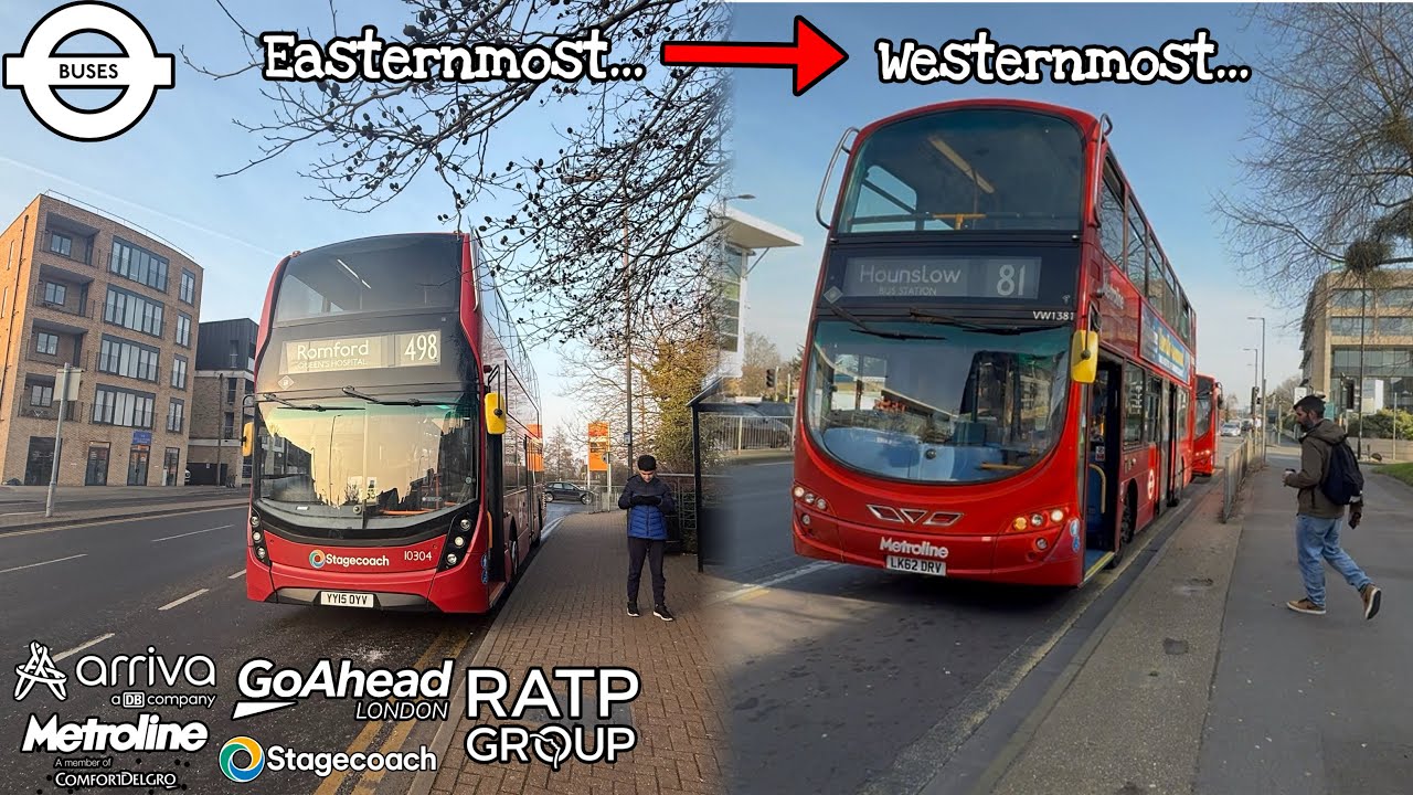 [CHALLENGE] Easternmost to Westernmost point of the TfL Bus Network!