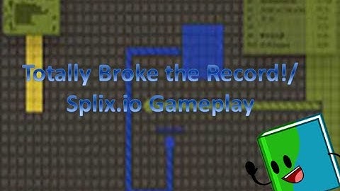 Totally Broke The Record! / Splix.io Gameplay