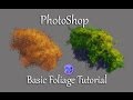 Photoshop Digital Painting Tutorial For 13+: How To Paint Basic Foliage (Tress,bushes etc)