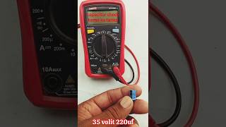 capacitor check multimeter #youtuber #electronic #viralvideo