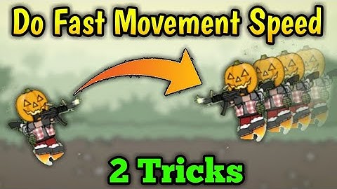How to do fast movement speed in Mini Militia || Mini militia increase your speed || Visu Gamer