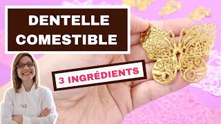 Dentelle Comestible 3 Ingrédients Nouvelle Recette Facile Économique