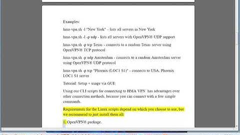 Set up HMA Pro VPN on Linux via CLI OpenVPN Client