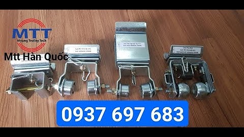 Con lăn cáp dầm I - Loại trục lăn - Ray điện Hàn Quốc - Cáp dẹt cầu trục - Máng C cầu trục - Diot