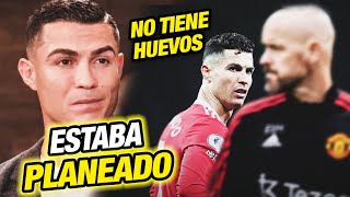 Cristiano Ronaldo DESTRUYÓ a TEN HAG y al UNITED / ENTREVISTA CR7 SUBTITULADA